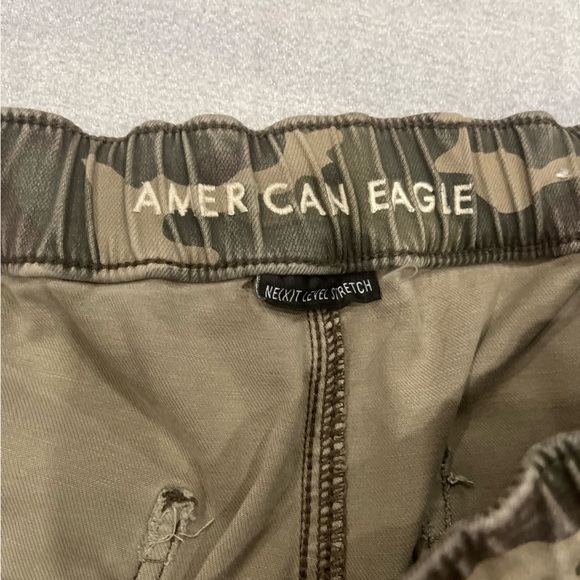 [14R]American Eagle AE Next Level Stretch Ripstop Camo Cargo Jogger - Picture 8 of 12